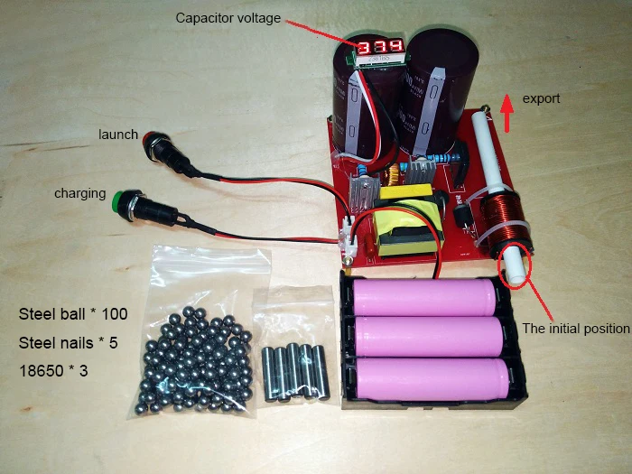 Электромагнитный пистолет Diy комплект готовое новое поколение Многоуровневое интегрированное обучающее оборудование для экспериментов по физике детские игрушки