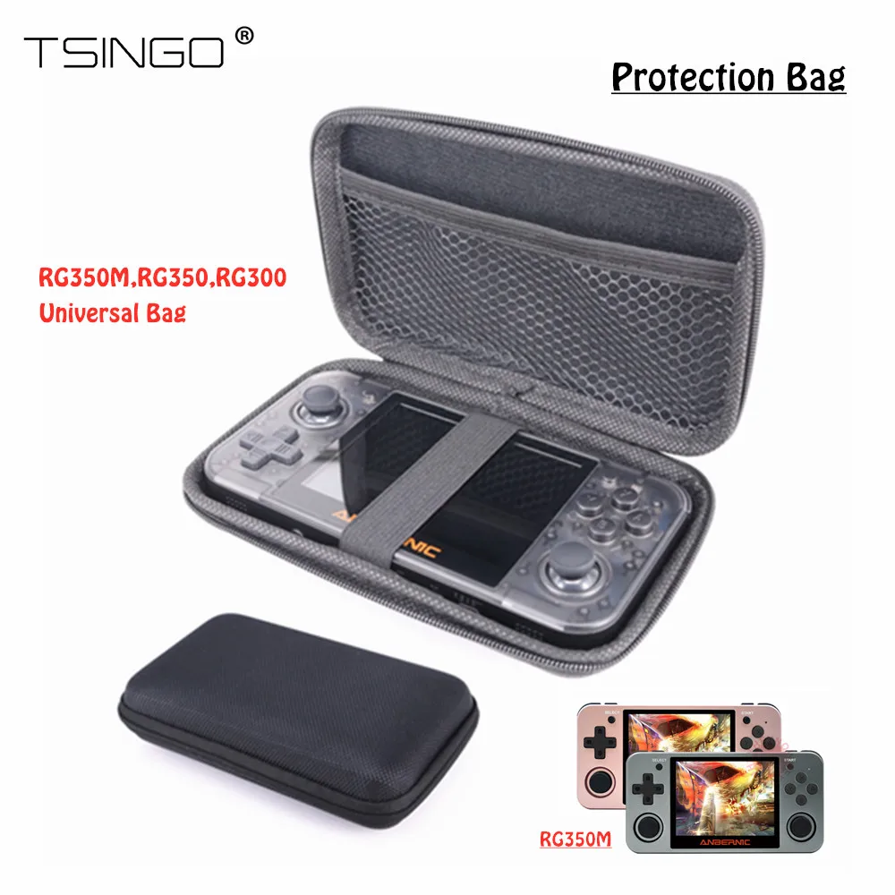 Портативная игровая Ретро консоль TSINGO RG350M RG350 RG300 RS97 LDK Защитная сумка для консоли