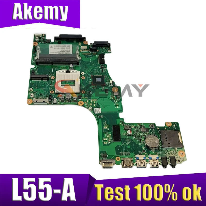 

AKEMY материнская плата для ноутбука toshiba satellite L55 L55-A PN внутренней катушкой, 1310A2555901 SPS V000318010 Гарантия 60 дней основная плата