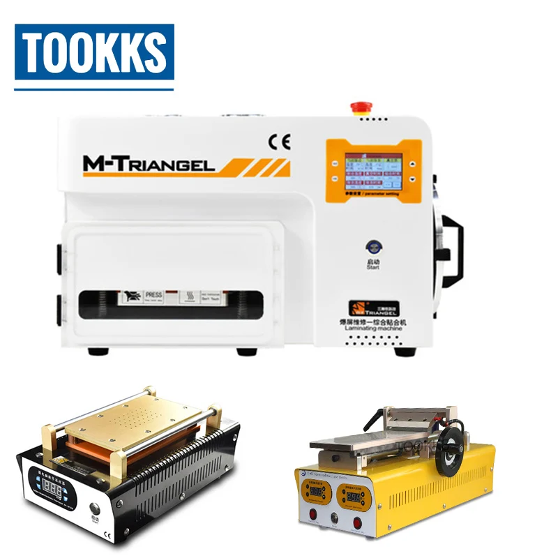 Полный набор ЖК ОСА ламинатор + аппарат для снятия клея 7 дюймов вакуумный насос
