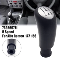 5 speed car manual gear shift knob shifter lever gearstick auto accessories 735269771 for alfa romeo 147 156 2000 2010 new