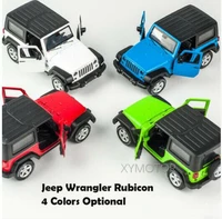 132 caipo for jeep wrangler suv diecast car suv model toys gifts for kids boys girls pull back light whitebluegreenred