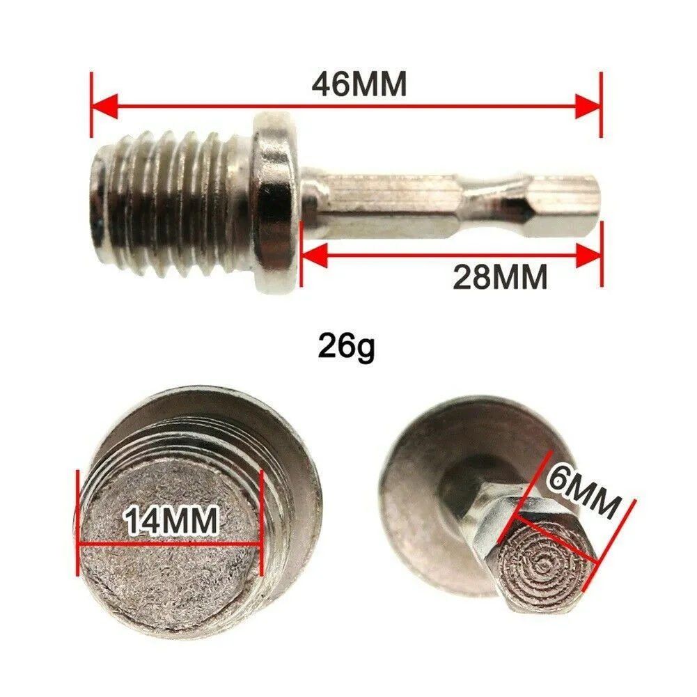 

3pcs Connect Rod Adapter Backing Connect For Electric Drills Pad Shank