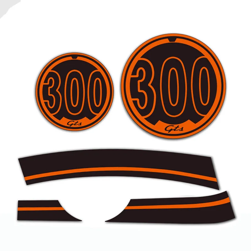 Motorcycle body Decals Sticker Emblem reflective Stickers Fit for Vespa GTS 300 gts300 | Автомобили и мотоциклы