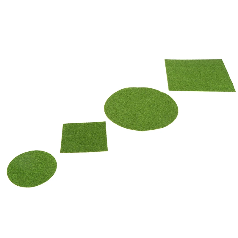 

1Pcs 8cm/15cm Artificial Grassland Simulation Moss Lawn Turf Fake Green Grass Mat Carpet DIY Micro Landscape Dollhouse Floor