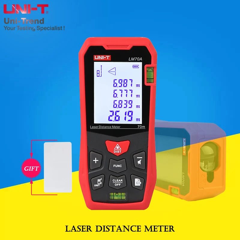 Лазерный дальномер UNI-T LM40 LM50A LM100A LM120A LM150 Инфракрасный измерительный