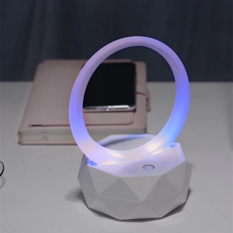 Портативная bluetooth Колонка RGB с цветными лампочками беспроводная акустическая