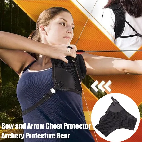 

Ultimate Archery PRO нагрудная защита Охота Спорт стрельба из лука Регулируемая нагрудная защита для лука стрела безопасность для лука BHD