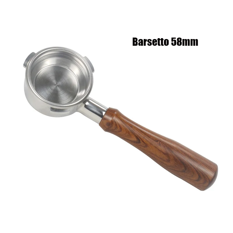 58 мм портафильтр древесины Кофе машина без внутренней подошвы держатель фильтра