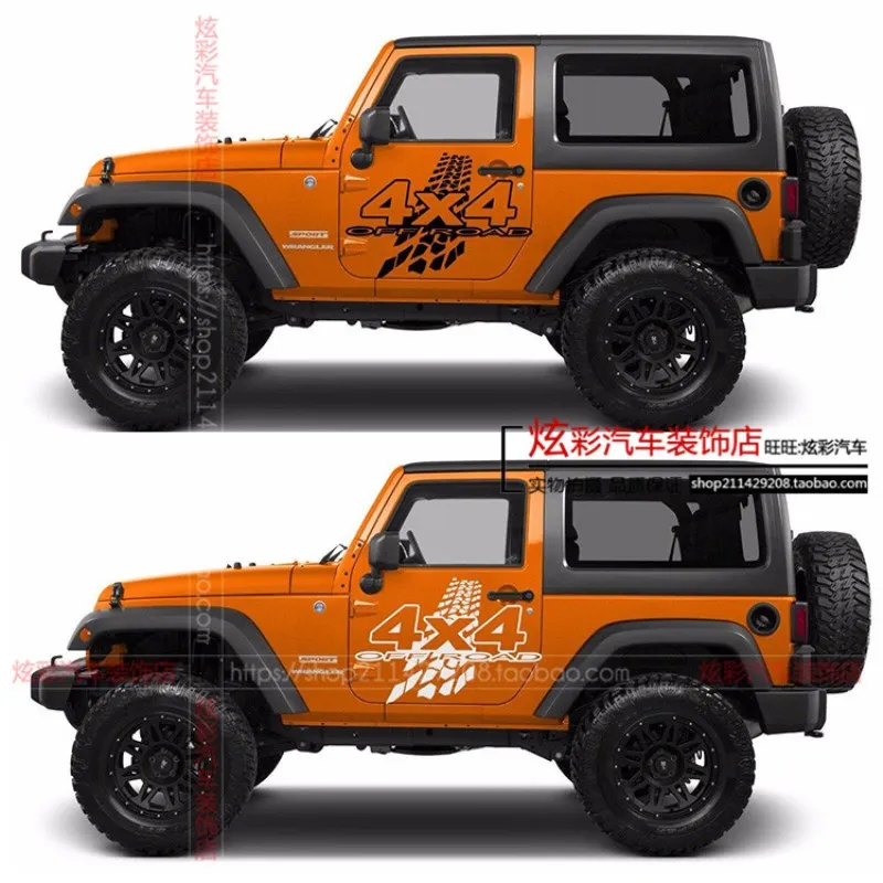

Модифицированные модные наклейки на заказ для Jeep Wrangler персонализированные автомобильные наклейки