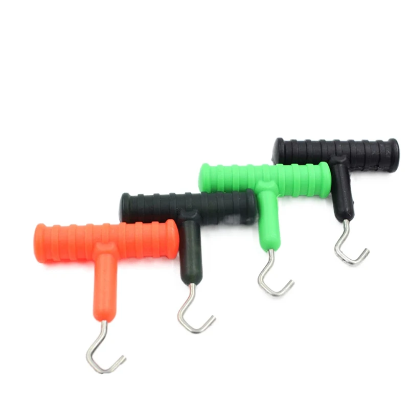 

3PCS ABS Grip+Stainless Steel Smooth Knot Hook Carp Fish Knot Puller Rig Making Rig Tool Terminal Fishing Tackle Accessories