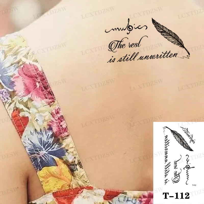 Waterproof Temporary Tattoos Sexy Flower Butterfly Tattoo Sticker Chest Art Waist Arm Women's Body Painting Fake Tattoo Stickers