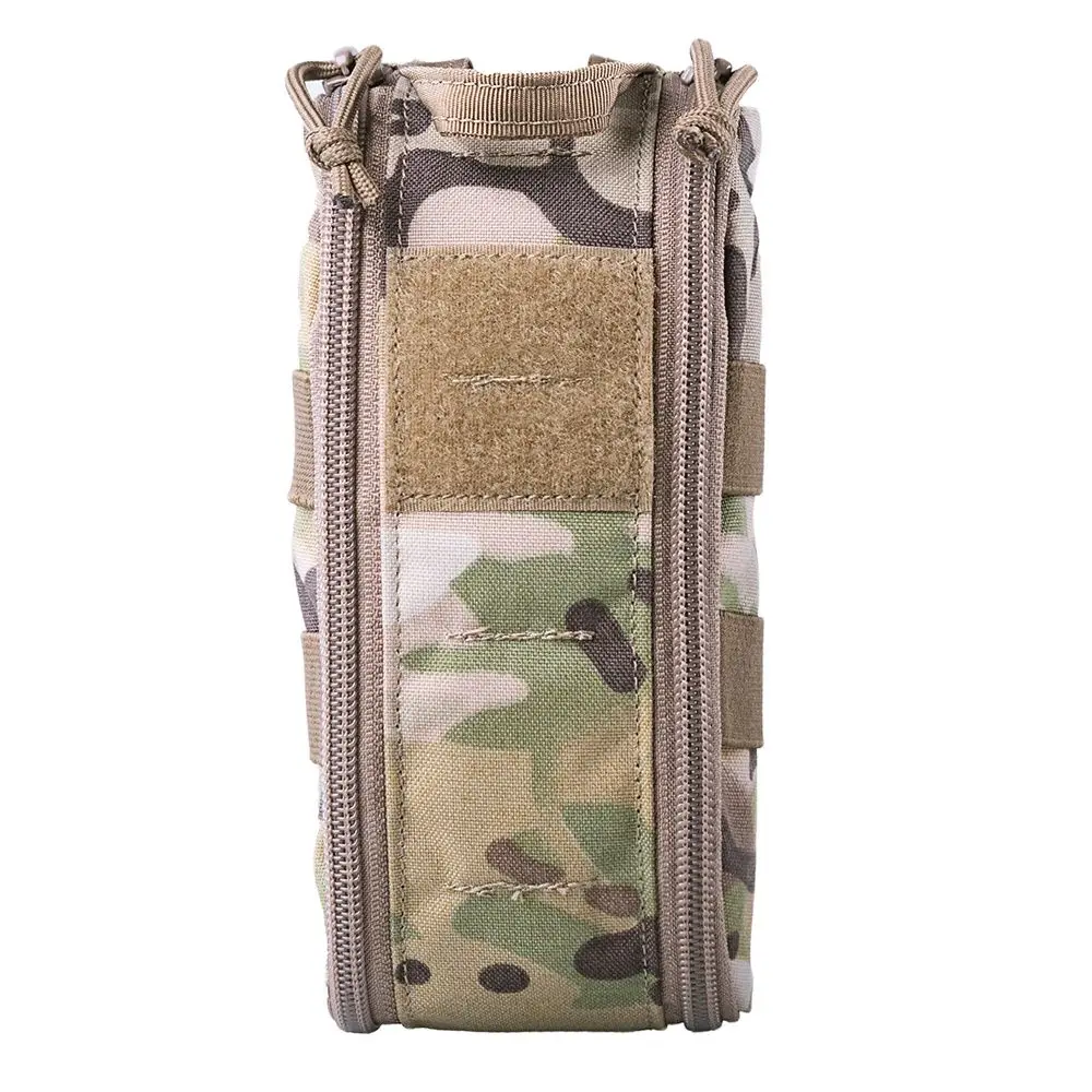 Outdoor Sports Tactics Quick Opening Medical Bag Multifunctional Sundries Sorting Bag MOLLE System Accessories Bag