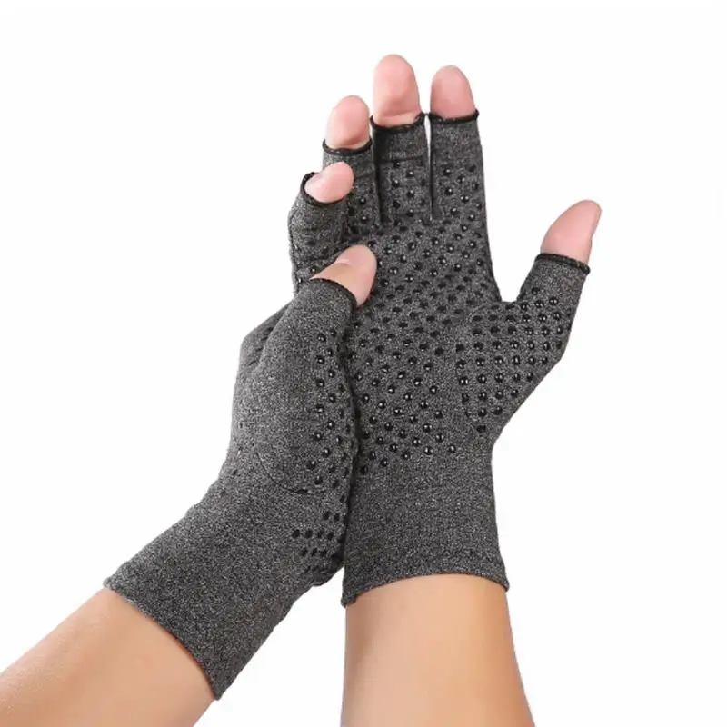 

1 Pair Compression Arthritis Gloves Wrist Support Cotton Joint Pain Relief Hand Brace Women Men Ther