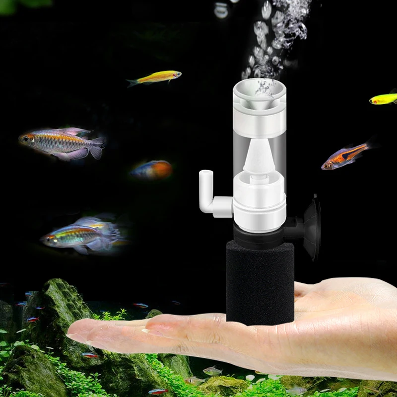 

Mini cheap Aquarium Filter Fish Tank Shrimp Pond Air Pump Biochemical Sponge Filter, 3-layer Design Filtration Increase Air