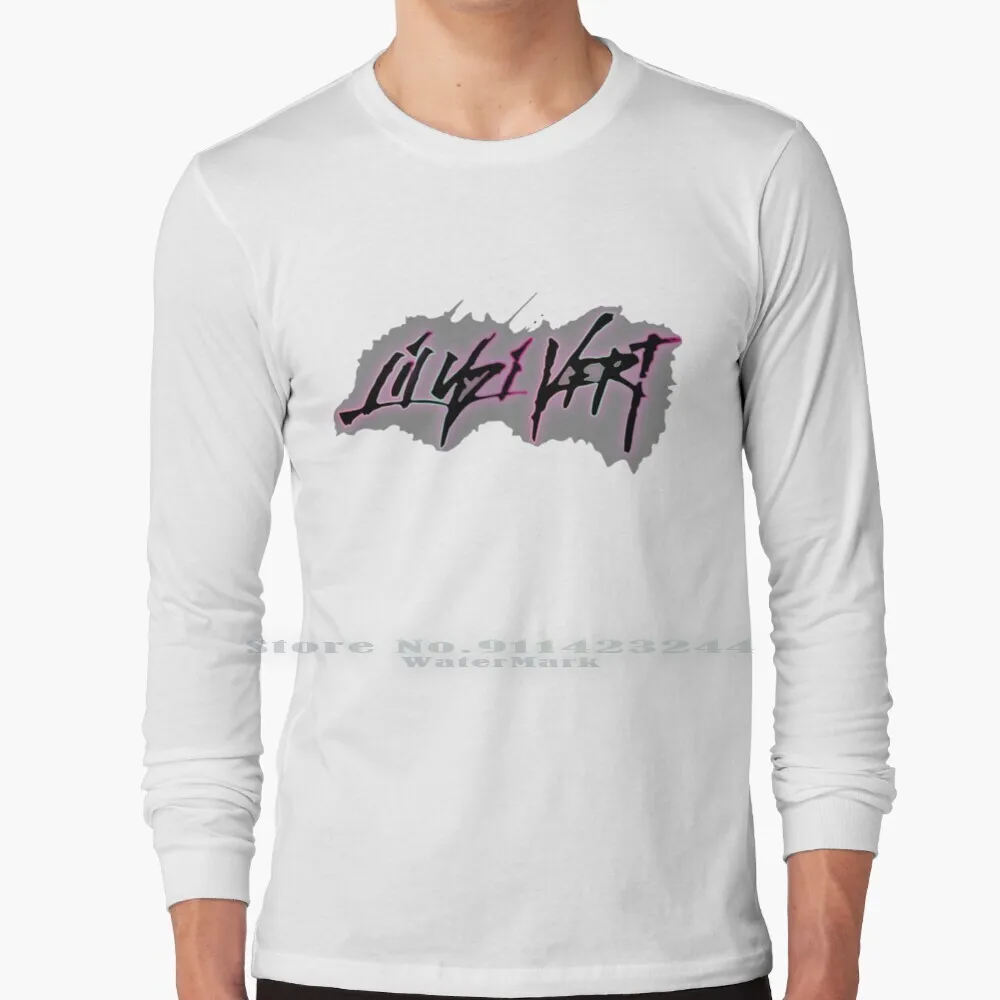 

Uzi шрифт футболка с длинным рукавом Tee Lil Uzi Vert Music Rap Eternal Atake Luv Is Rage 2