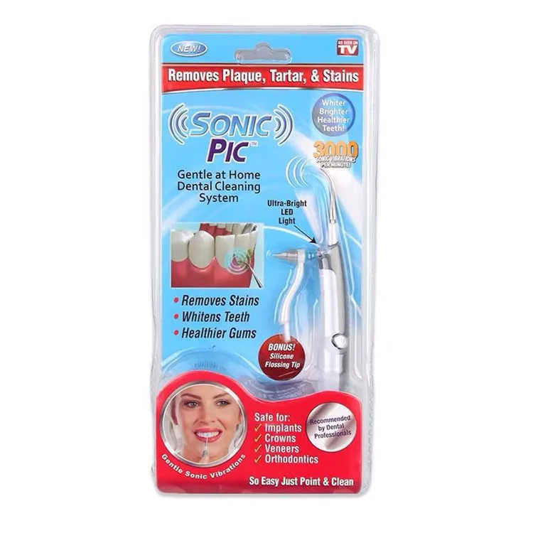 

Portable Electric Sonic Dental Scaler Tooth Calculus Remover Tooth Stains Tartar Tool Dentist Teeth Whitening Toothbrush