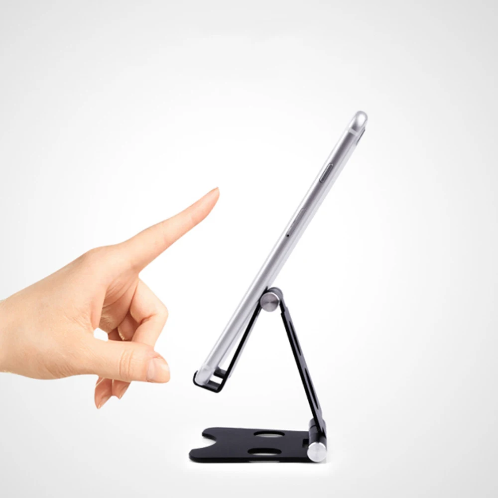 Desktop metal mobile phone holder folding portable for xiaomi 9E Video conferencing online class learning to watch videos | Мобильные