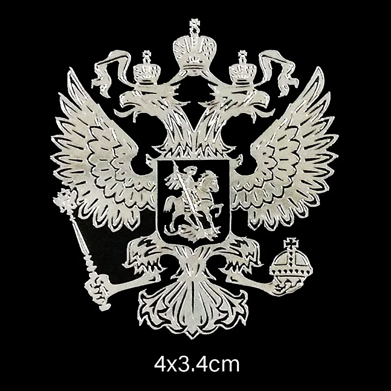 Three Ratels MT-001XS 4*3 4 см серебряный герб России строительная магнитная наклейка для