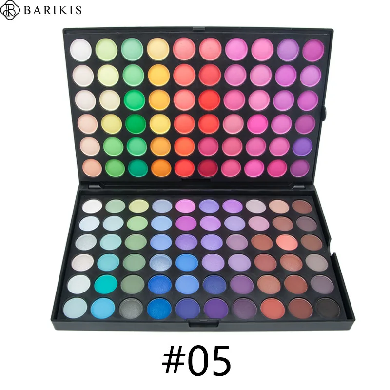 палетка теней Палитра для век 120 цветов матовые тени Палетка мерцающий блеск