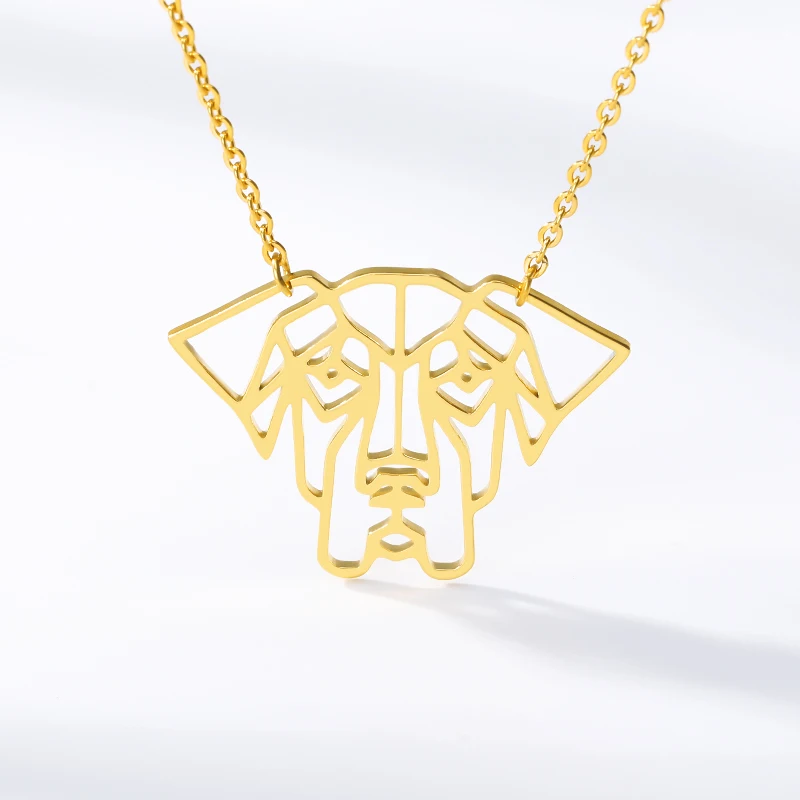 Геометрическое ожерелье для собак полые ожерелья подвески домашних животных