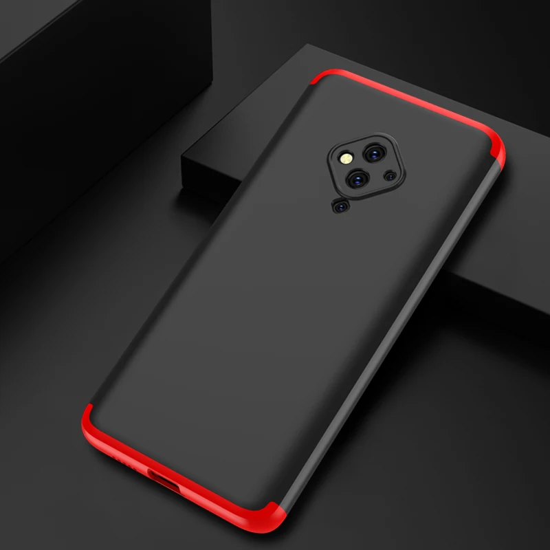 Чехол Vivo V17 с полной защитой на 360 градусов жесткий ударопрочный матовый чехол из