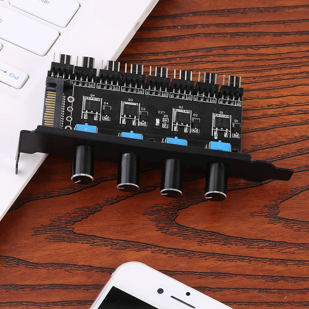8 каналов охлаждающий вентилятор концентратор SATA/4Pin источник питания 1 или 4 ручки