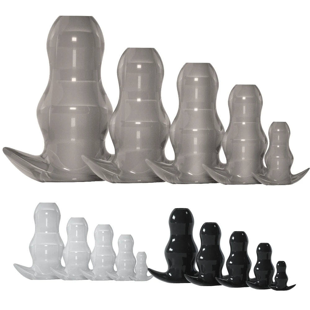 Резиновая пробка Анальная унисекс секс 3 разных размера взрослые игрушки для