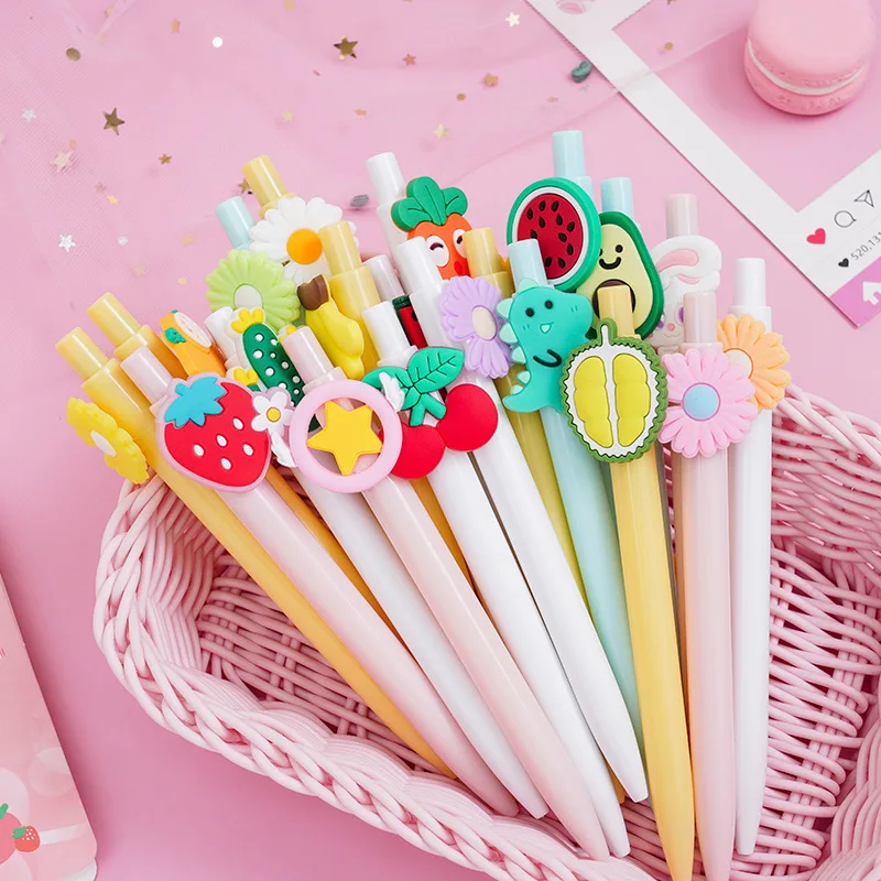 

Ручка шариковая, креативная, с фруктами, КАКТУСОМ, авокадо, маргариткой, 40 шт./лот