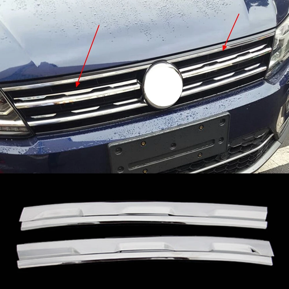 Для Volkswagen Tiguan MK2 Европейский стиль Коллекция 2016 2018 нержавеющая переоборудование
