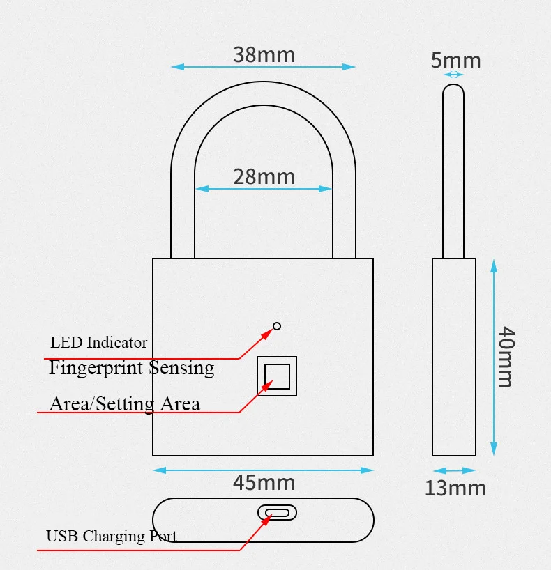 Высококачественный замок для шкафа дома общежития противокражный сканер