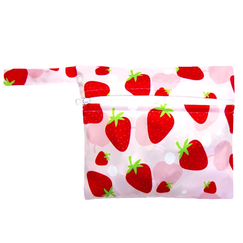 

Моющаяся сумка для подгузников, сумка для хранения детских вещей, влажная сумка, карманные сумки для подгузников с принтом, Многоразовые во...