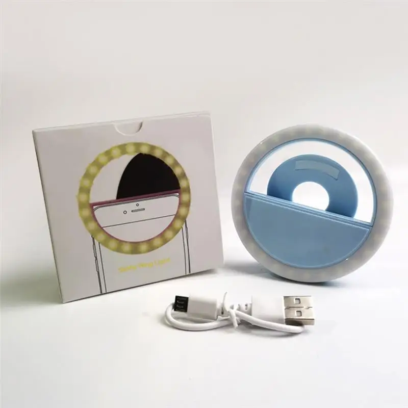 

New Selfie LED Ring Fill Light Portable Mobile Phone 36 LEDs Selfie Lamp 3 Levels Selfie Lighting Ring w/Clip For All Cell Phone