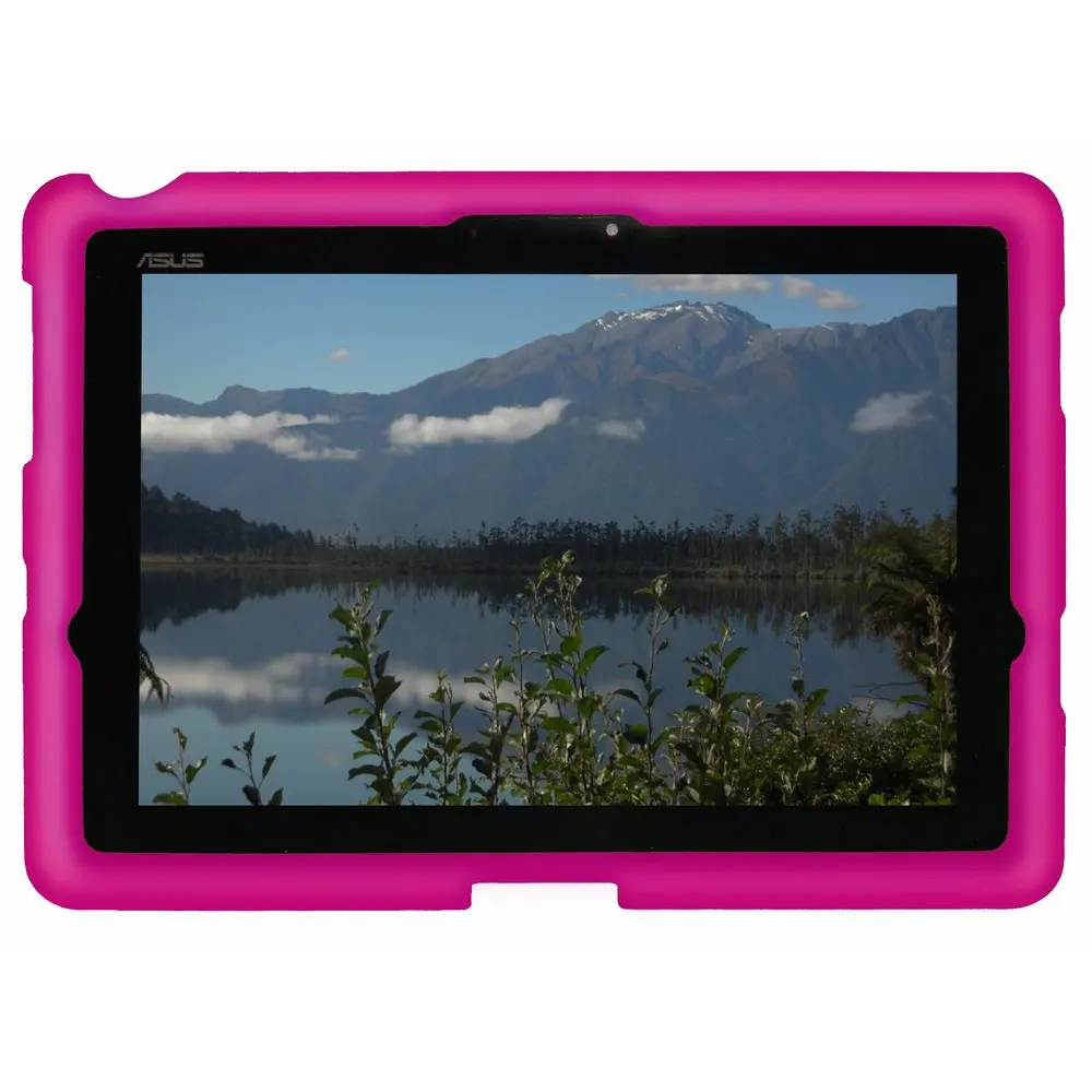 Rockin Raspberry Силиконовый чехол MingShore для ASUS TF201 TF201T 10,1 Прочный противоударный мягкий чехол для ASUS Pad300 TF300 TF300T TF300TG Tablet Case - Цвет: Rockin Raspberry