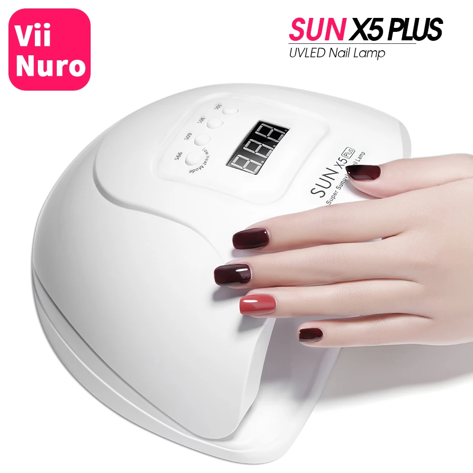 УФ лампа ViiNuro SUN 5X Plus для маникюра Сушилка ногтей 72 Вт/54 Вт/48 Вт сушки льда Гель лак