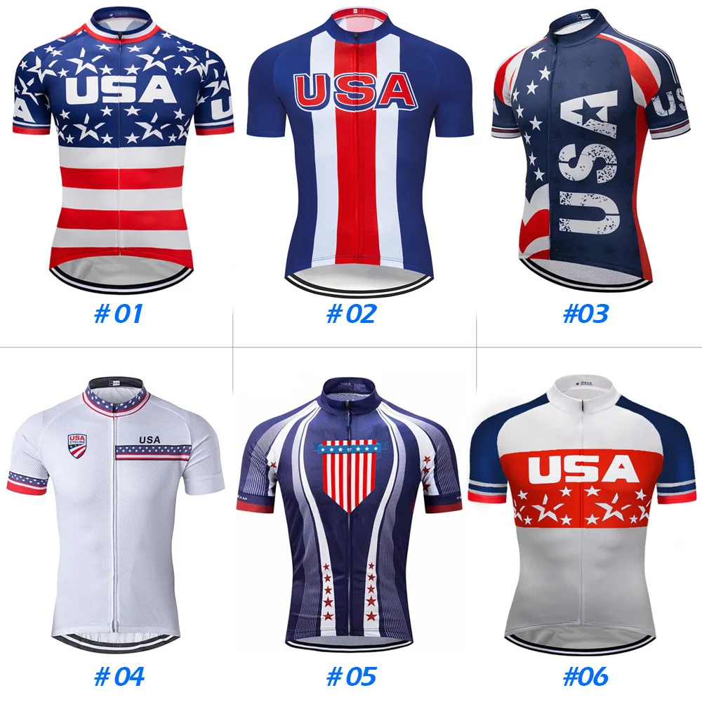 

Breathable Summer Pro team Cycling Jersey Short Sleeve Bicycle Clothing MTB Bike Jersey Jacket Sportswear Bike Clothes For Mans