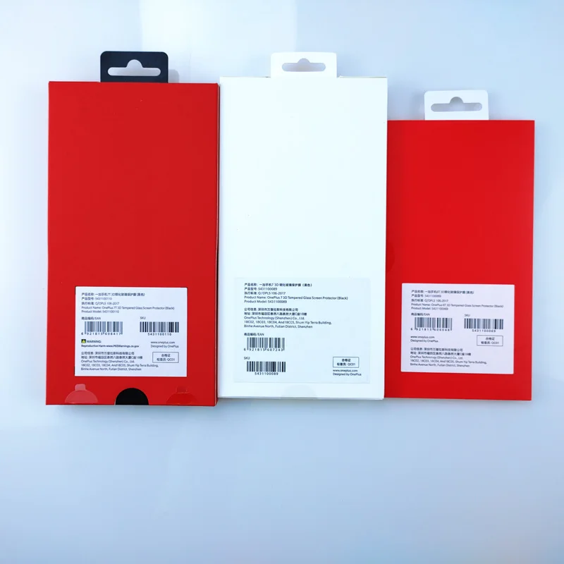 OnePlus-Protector de pantalla de vidrio templado 3D para tel&eacute;fono m&oacute;vil inteligente, Original, 9R/8T/7T/9, OP one plus 9 pro, 8t, 7t, 7, 6t-1