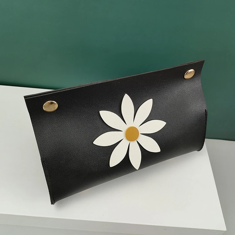 

Tissue Box Cover Modern Facial Tissue Holder Case Dispenser Stylish Decorations for Car Office Living Room