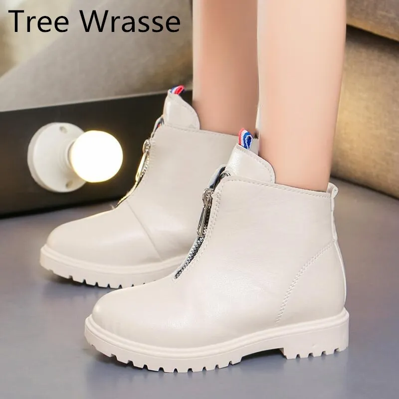 

Детские Ботинки Martin для девочек, новинка осень-зима 2020, короткие ботинки принцессы, модные теплые Нескользящие ботинки с бархатной подкладк...