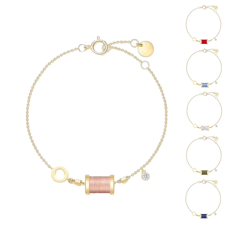 Женский браслет Спящая принцесса MeiBaPJ трендовый из стерлингового серебра 925