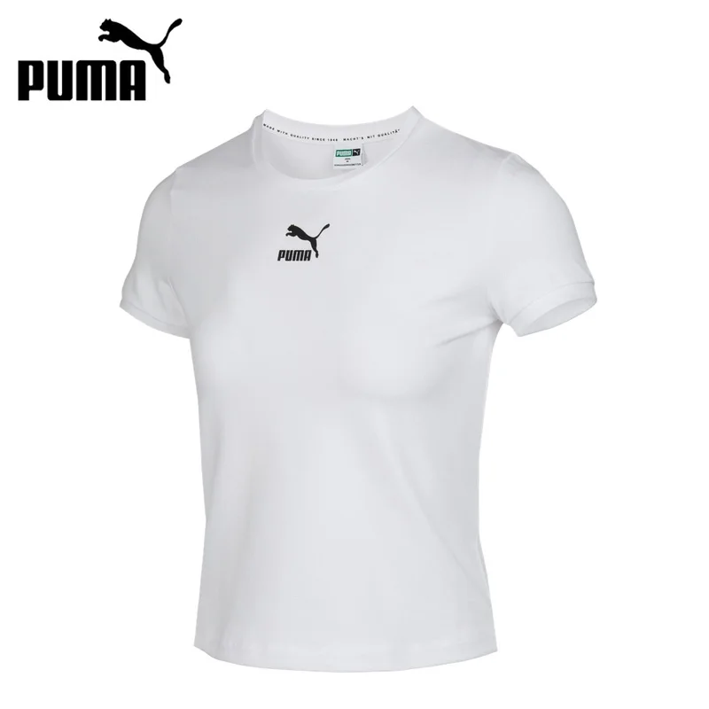 

Original New Arrival PUMA Classics Fitted Tee Women's T-shirts short sleeve Sportswear