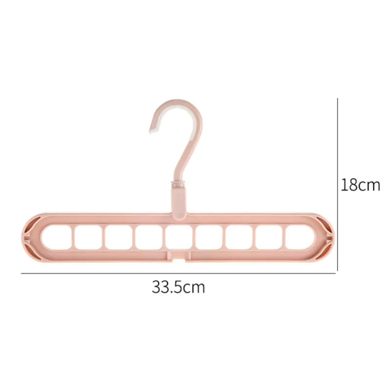 pink 1 шт. креативные Многослойные складные вешалки многофункциональная одежда шляпа брюки Экономия места для хранения вешалка для шкафа хранения Организации - Цвет: pink