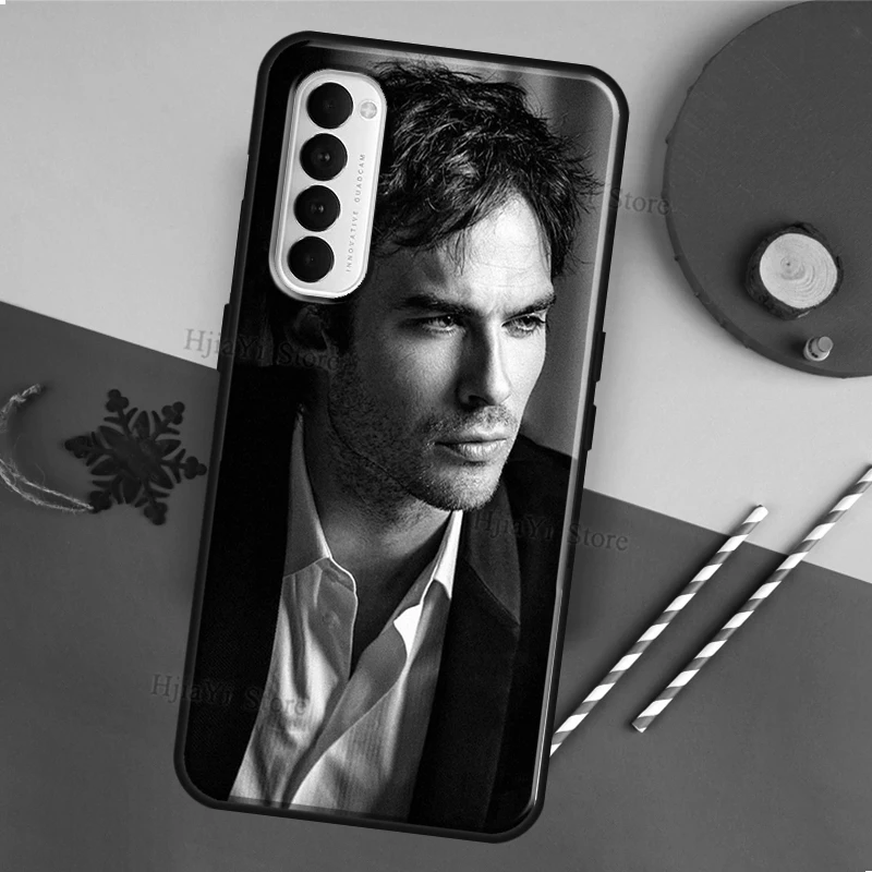 Ian Somerhalder Vampire Diaries For OPPO A5 A9 A31 A53 2020 A1K A5S A15 A52 A72 A83 A91 F5 F7 Reno 2 Z 4 Pro Phone Case |
