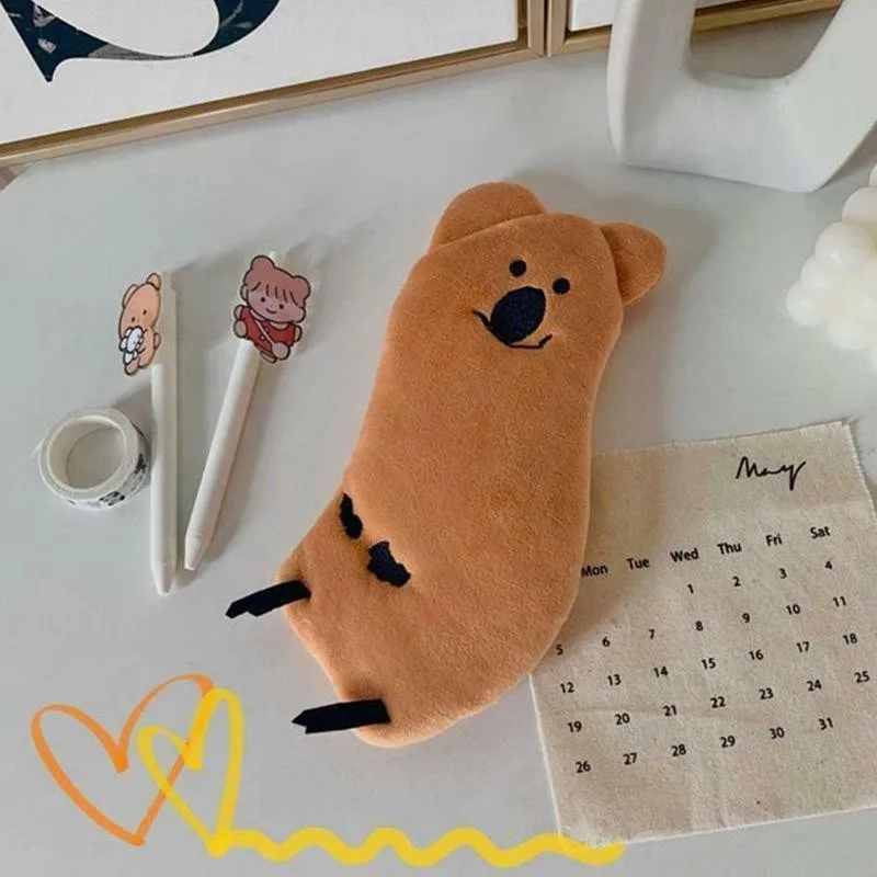 1 шт. Портативный для хранения с кавайным животным коала Мягкие Плюшевые Карандаш