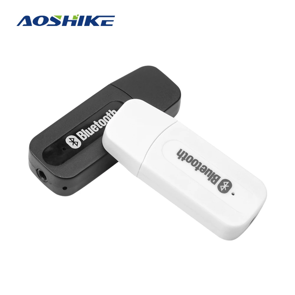AOSHIKE Bluetooth V2.1 Аудио приемник адаптер беспроводной Музыка A2DP ключ с 3 5 мм разъем AUX