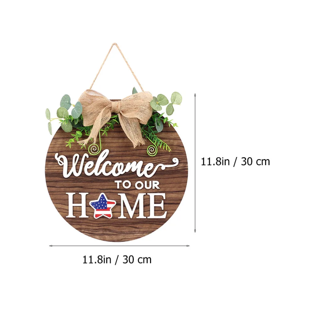

1 Set DIY Magnetic Board Ornament Home Letter Plate Decoration Wood Craft Coffee