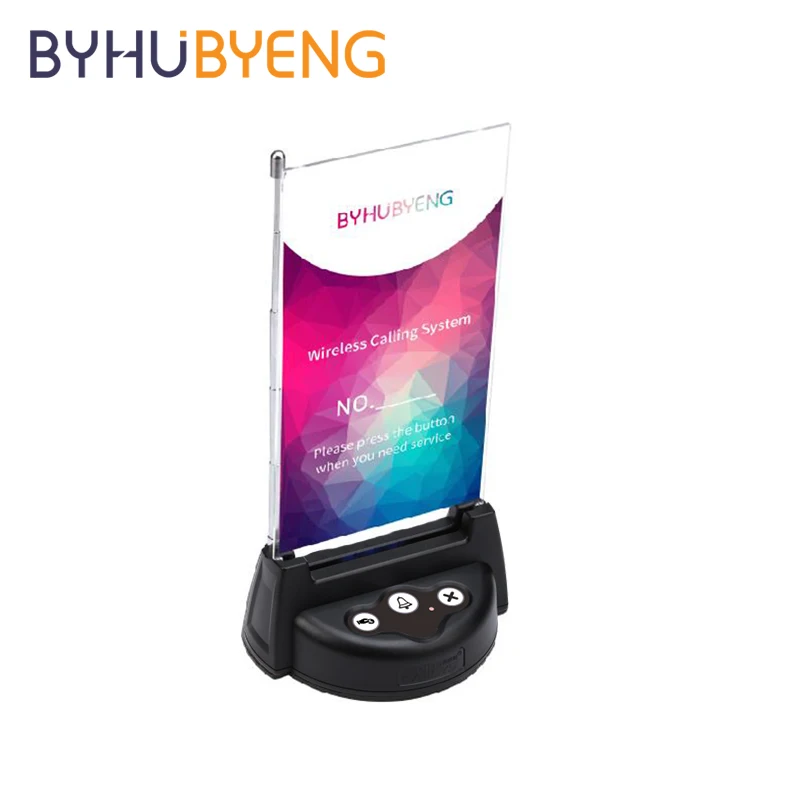 Беспроводная система для вызова официанта BYHUBYENG управление вызовами очередью