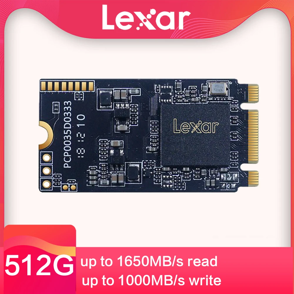 Lexar PCIe Gen3x2 SSD interno de estado sólido disco duro para 128GB 256GB 512GB el ordenador portátil NoteBook PC m.2 2242 NVMe