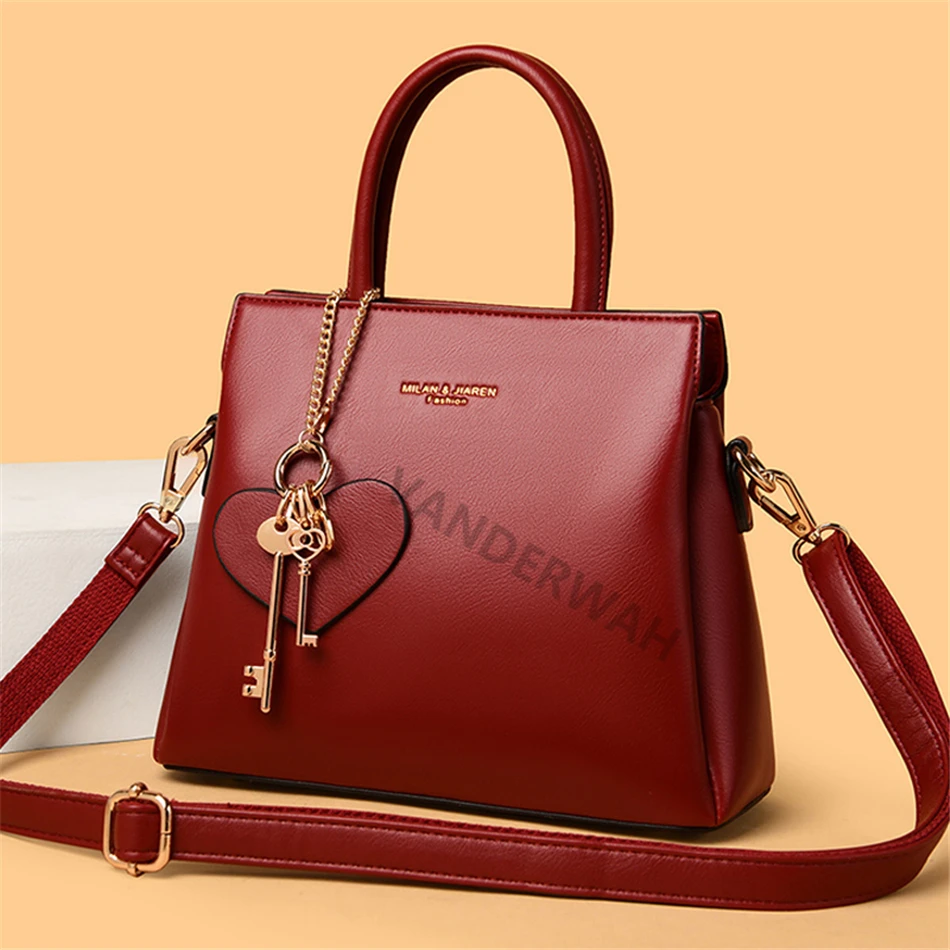 Роскошные классические дамские сумочки 2021 модные женские сумки через плечо в