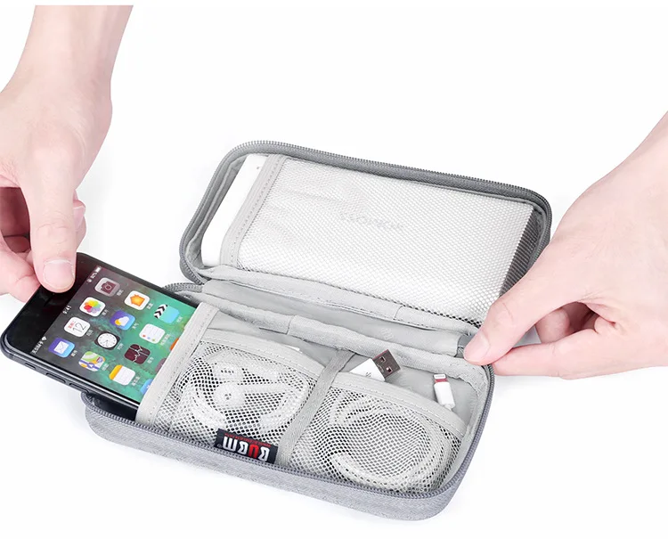 Digital Charger Storage Bag USB Data Cable Organizer Earphone Wire Power Bank Travel Kit Case Pouch Electronics Accessories | Дом и сад
